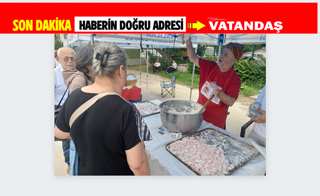 MERİÇ'İN TATLI İKRAMI İLGİ GÖRDÜ