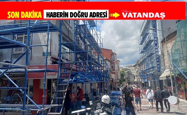 SOKAK SAĞLIKLAŞTIRMA ÇALIŞMALARI BALIK PAZARI CADDESİ’NDE BAŞLADI
