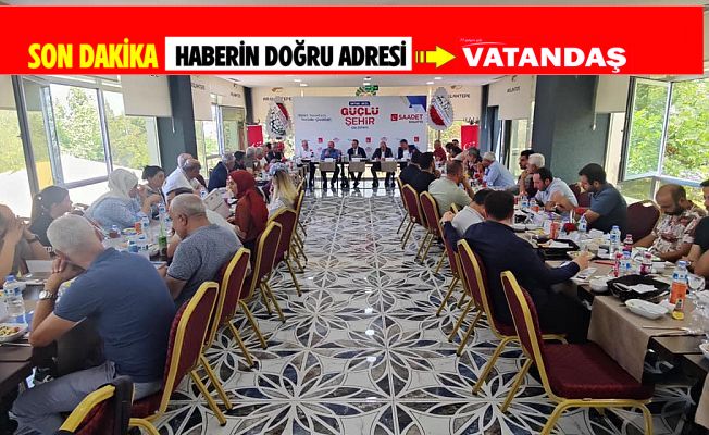 SİNAN TEKİN MALATYA’DA: “ŞEHİRLERİMİZİ ORTAK AKILLA YÖNETECEĞİZ”