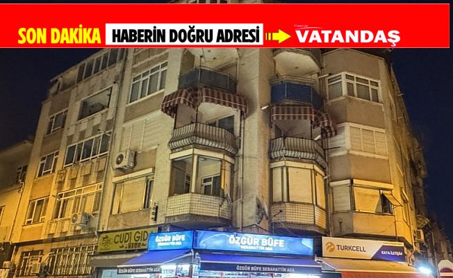 HASAR GÖREN BİNA BOŞALTILDI