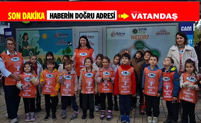 TEMA GÖNÜLLÜSÜ ÖĞRENCİLERİNDEN ÖRNEK SIFIR ATIK BİLİNCİ