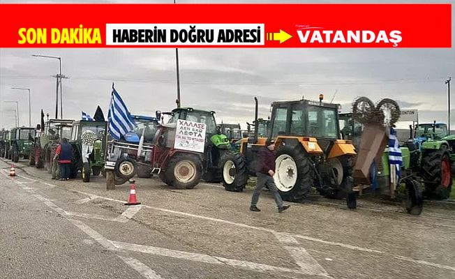 İPSALA'DA TIR ŞOFÖRLERİ MAĞDUR, TRAFİK DURMA NOKTASINDA