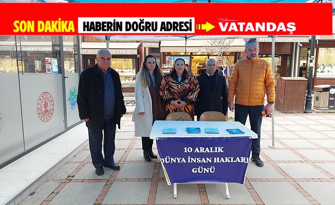 İNSAN HAKLARI GÜNÜ İÇİN STANT